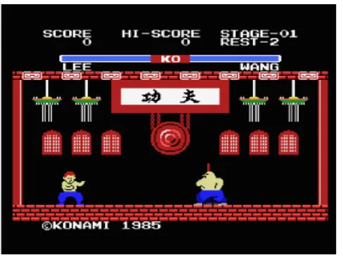 Figure 2.2: Yie Ar kung fu (Famicom) 1985