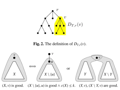 Fig. 2. The definition of D T , r (v).