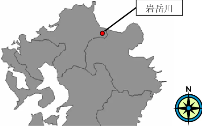 Fig2  岩岳川の位置 