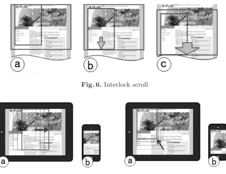 Fig. 6. Interlock scroll