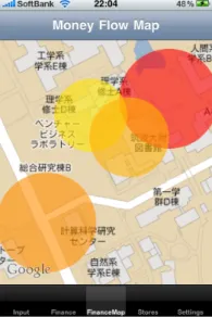 図 9 Money Flow Map の表示画面 図 10 Money Flow Map の拡大画面