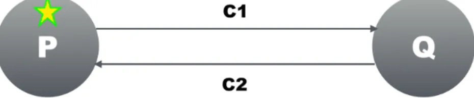 Figure 3.1 The single-token conservation system