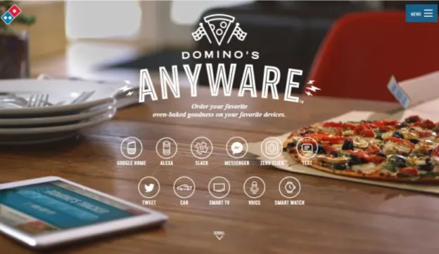 図  3-2  Domino’s ANYWARE 