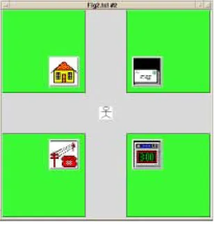 図 3 ファイル関連コマンド一覧  ファイルに関連するもの を選択する。 ユーザが、「ファイルに関連するもの」を選択す ると図 3 に示すようなこのシステムが持つファイル に関連したコマンドの一覧が表れる。 ユーザは要求に合わせて  mv コマンドのアイコンをクリックし、そのコ マンドを選択する。 そうすると、変更したいファイルの現在の名前と変 更後の名前を聞いてくるので、それを入力すればよ い。 ここでは、コマンドおよびオプション等の参照回 数を示すために、コマンドを表すアイコンの横にカ ウンタを設けてあ
