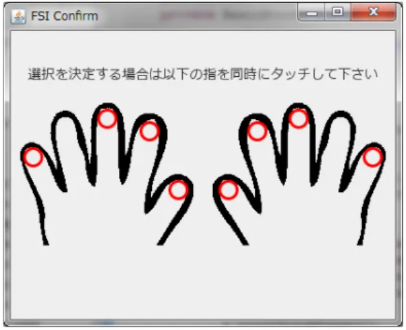 図 7.21: 確認ダイアログ