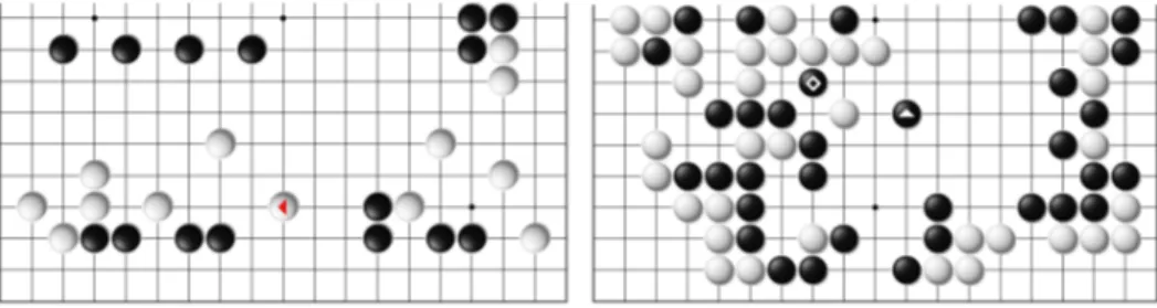Fig. 4. Examples of naming mistakes. Hirakizume instead of Uchikomi (left), Boshi instead of Nozoki (right)