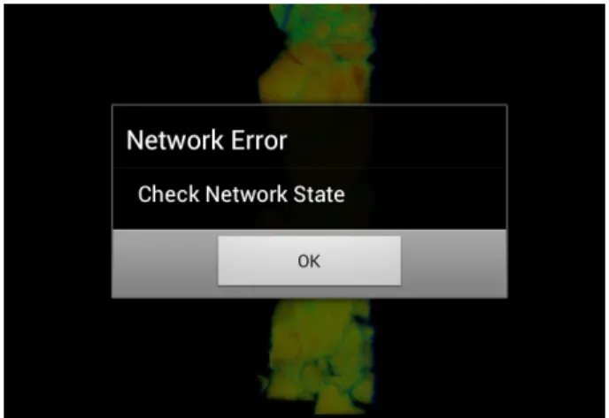 図 4.3 はアプリを起動すると表示される画面である．本画面は，コア画像のスライドショー 表示，ネットワーク接続の有無の確認の機能を持つ．図 4.3 の [Click Here] をタッチすること で最初に閲覧するコアを選択するための CORESELECT 画面に遷移する． コア画像のスライドショー表示では，コア画像を一定時間ごとに変化させて表示する． ネットワーク接続の有無の確認では， Android 端末がネットワークに接続されているかどう かの確認を行う．本アプリケーションはネットワークに接続されてい