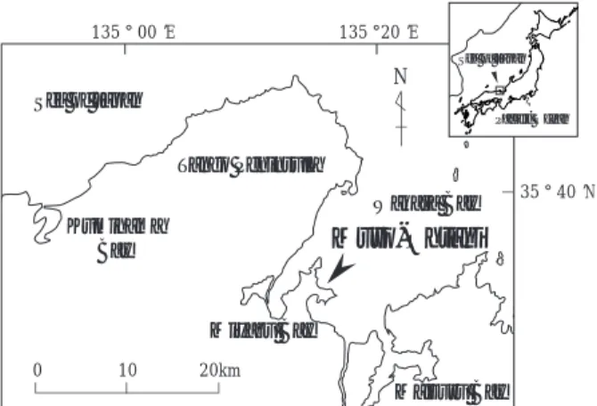 Fig. 1 A map showing the location of the study site.