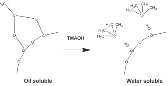 Fig. 2. Schematic illustration of ligand exchange