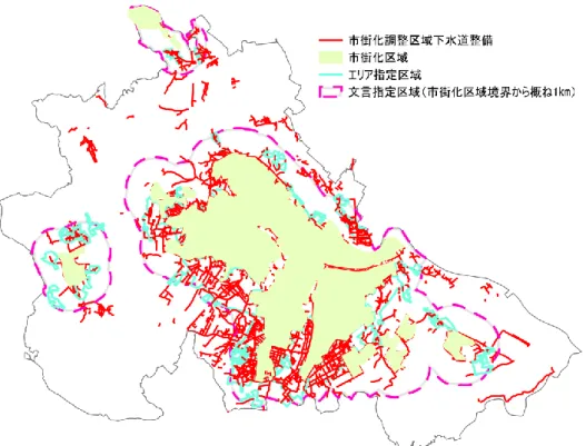 図 10  市街化調整区域の下水道の整備状況 24