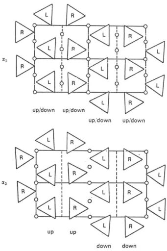 Figure 1.1.5.    Two monoclinic space groups, corresponding to α 1  and α 2  forms in PP 