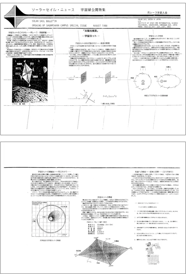 図 J.9 解説にある宇宙ヨット（小型ソーラー電力セイル実証機「IKAROS （イカロス）」）は， 2010 年 5 月 21 日（日本標準時）に種子島宇宙センターから打ち上げられた。