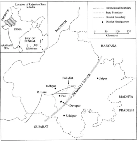 Figure  1  Location  of  Devapur  Village
