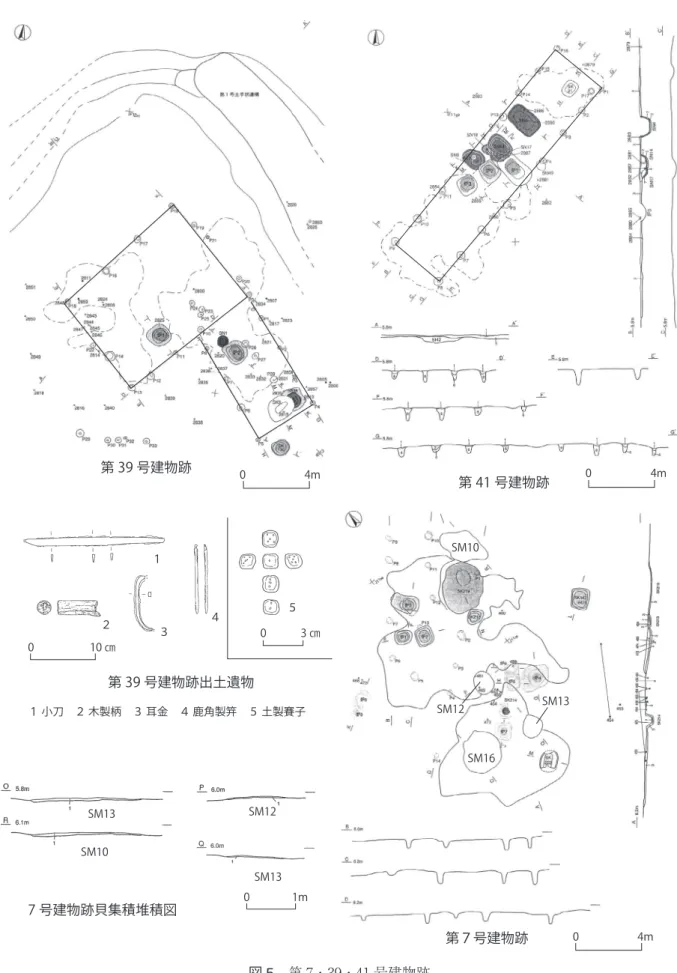 図 5 第 7・39・41 号建物跡