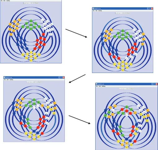 図 4.7: 3 × 3 × 3 のルービックキューブを操作したときの推移