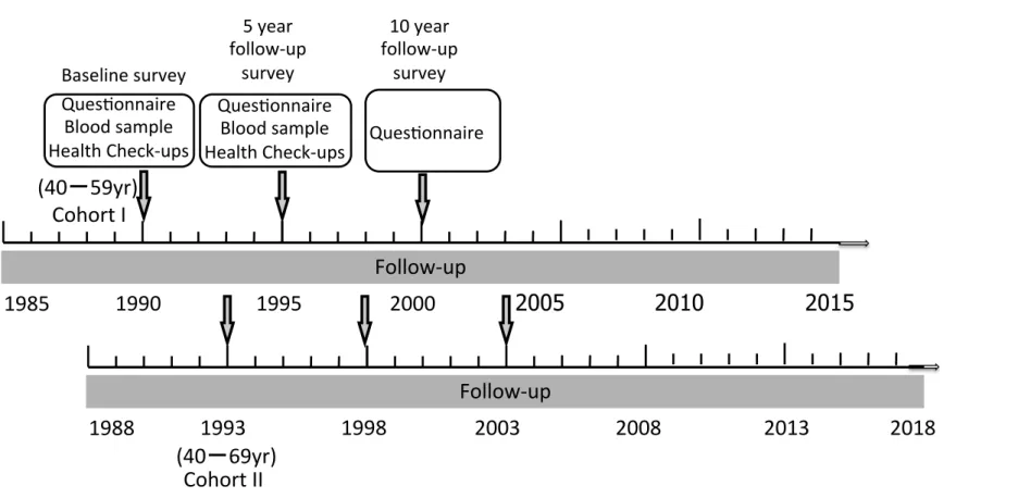 Figure 4.2: Schedule of JPHC study