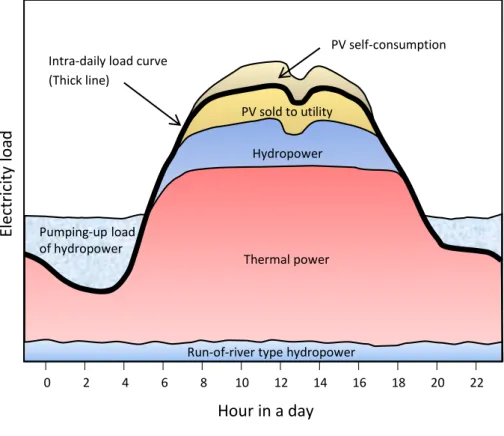 Fig. 2.2 Intra-daily load curve for June 2013