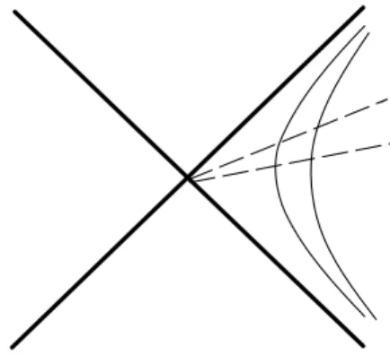 Figure 2.1: Rindler Coordinates.