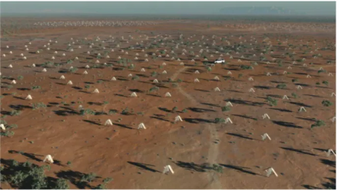 Figure 1.3: An image of the Square Kilometer Array (SKA) http://www.skatelescope.org/