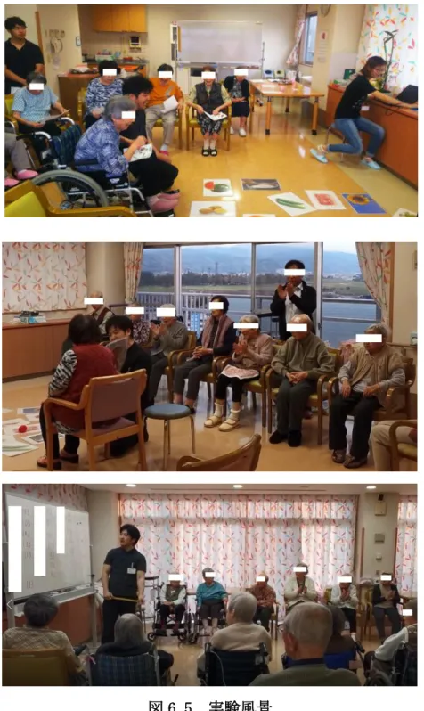 図 6.5  実験風景 