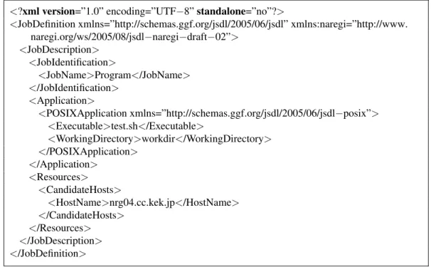 Figure 4.1: An example of WFML script