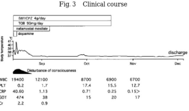 Fig. 3 Clinical course