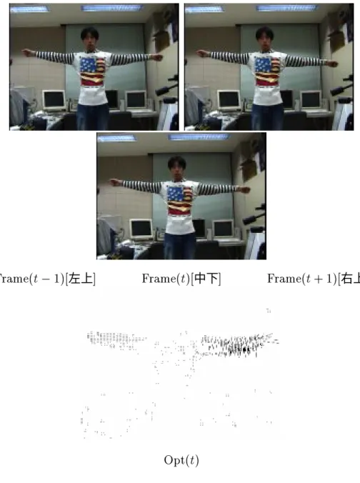 図 2.3: 動画像からオプティカルフロー抽出
