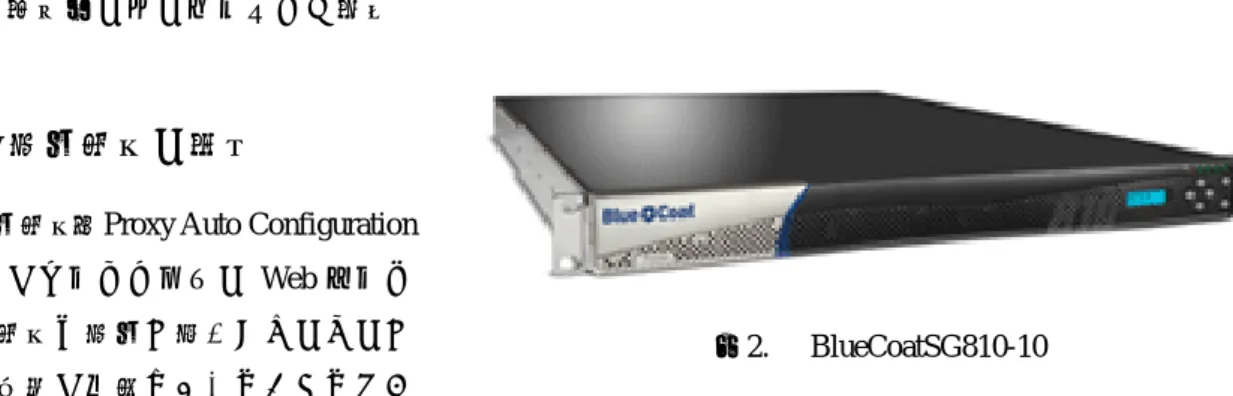 図 2.    BlueCoatSG810-10     