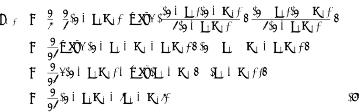 表 5.1 から Alice が King の測定結果を正しく推定するにはどうすればよいか。もし、 Alice の測定結果が１だったとすると、King の測定結果が１の場合、-１の場合のそれ ぞれの現れる確率を比べて大きい方を言えば、正しく推定する確率も大きくなるはず である。 よって、Alice の測定結果が１の場合、-１の場合について正しく推定する確率を求め る。 Alice の測定結果が１の場合、正しく推定する確率 P a(1) を計算する。 P a(1) = 1 3 · 12 (1 + n a m 