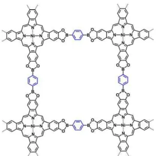 Figure 10.Structure representation of NiPc COF. 