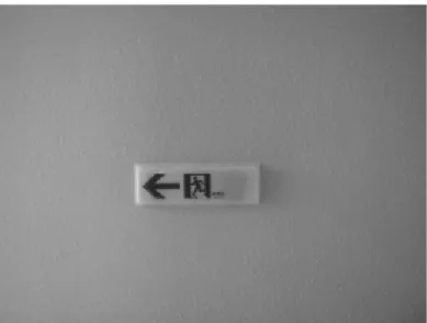 図 3.22: 距離 1500mm の入力画像 , ランド マークの位置 (180,204) 0 100 200 300 0 100 200 300 400 500 40011.522.533.54 y xscore 図 3.23: 距離 1500mm の入力画像の 750mm の投票空間