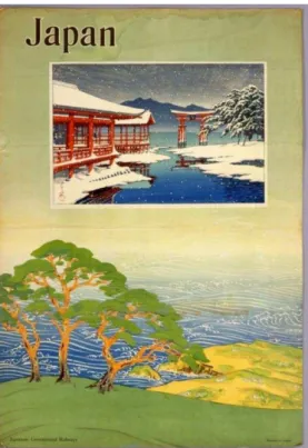 図 伊東深水 道成寺   図 川瀬巴水 宮島  