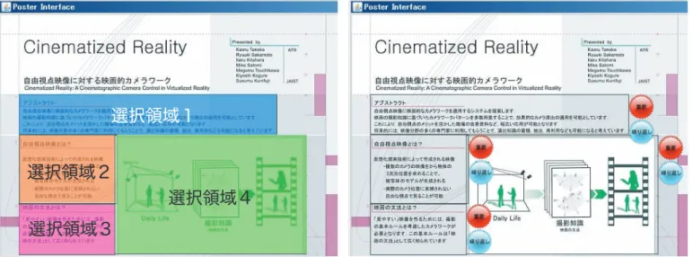 図 3.3 議論ゾーン用電子ポスタ