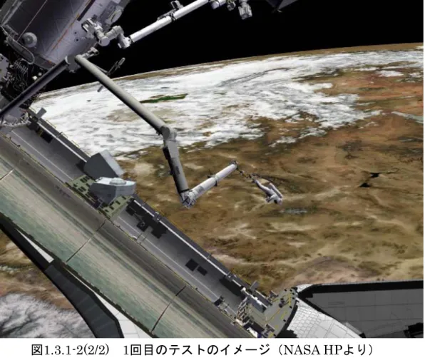 図 1.3.1-2(2/2)  1回目のテストのイメージ（NASA HPより） 
