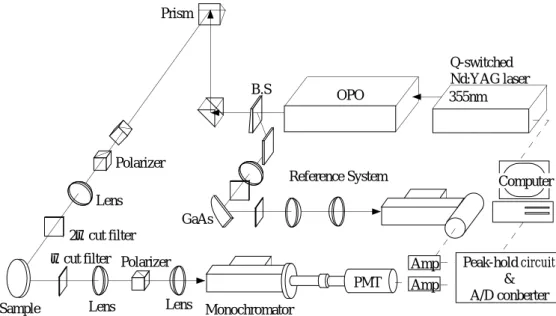 Figure 1. SHG measurement system.