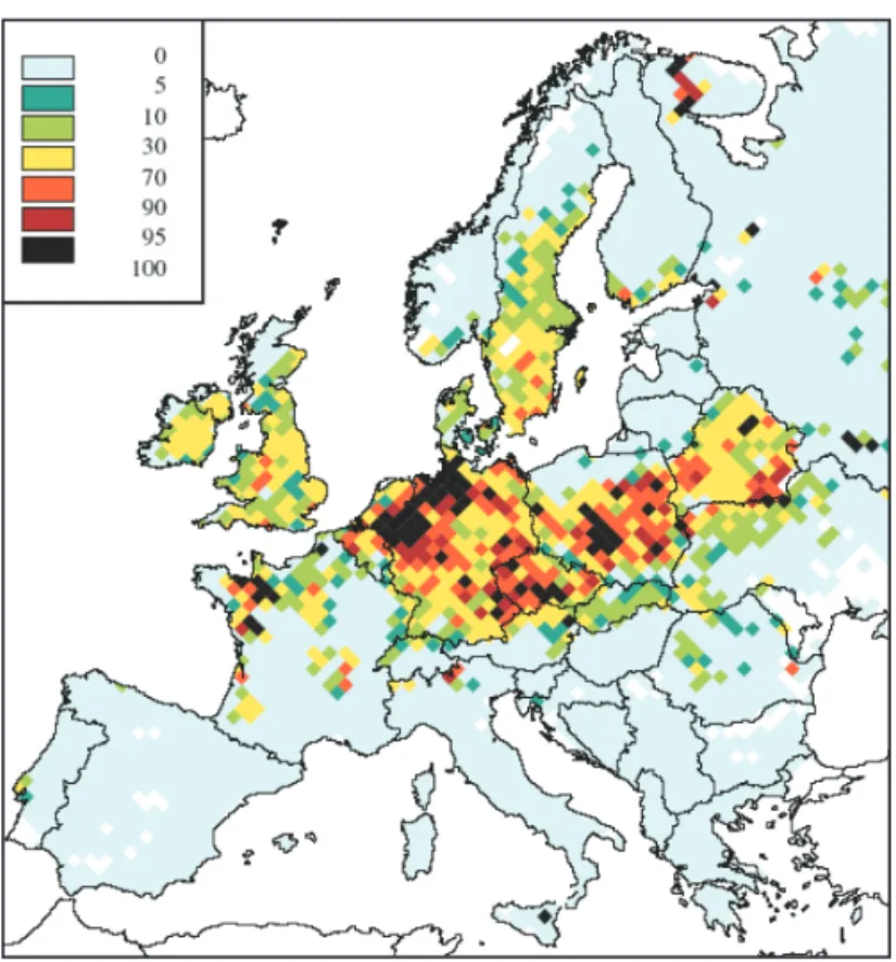 Figure 4. RAINS output in 2004 used in EU policy making