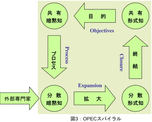図 3 ： OPEC スパイラル