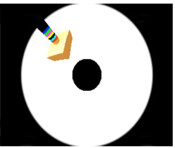 図 4.3: カラーコード影の処理をしてない画像 図 4.4: カラーコード影の処理後の画像