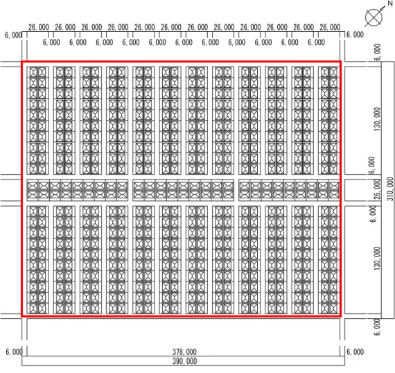 図 1.1  検討対象 α00 棟 イプ