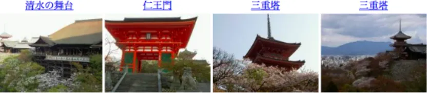 図 2.1: クエリ「清水寺」に対する属性情報記述ページの例 URL:http://www.kyotokk.com/kiyomizu.html