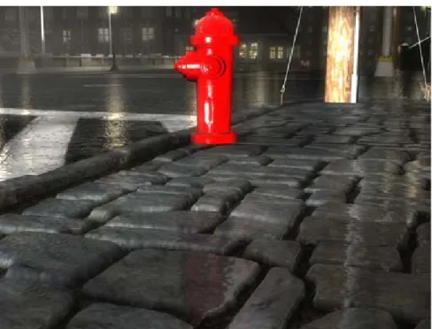 図 2.9  Parallax Occlusion Mapping による画像 