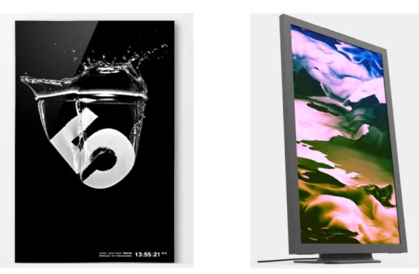 図      2 2 2----2 2 2 2 2      Framed * 2.0 Framed * 2.0 Framed * 2.0 Framed * 2.0 （左）、 （左）、 （左）、 （左）、 Electric Objects Electric Objects Electric Objects Electric Objects （右） （右） （右） （右）     