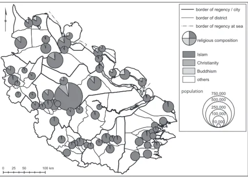 Figure 11. Religious composition (SP2000, Riau Province)