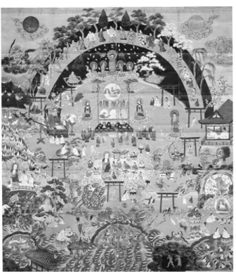 図 5  熊野観心十界曼荼羅（大円寺本・18 世紀） 