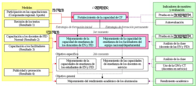Figura 2: Estrategía de PROMETAM Fase II (Marco conceptual) 