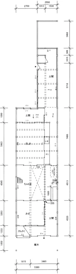 図 山田表装店 階平面図図山田表装店 階平面図図山田表装店 階平面図図山田表装店 階平面図