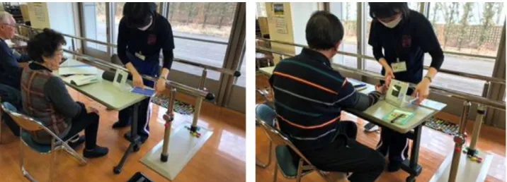 図 6-4.  健康教室での運用の様子 