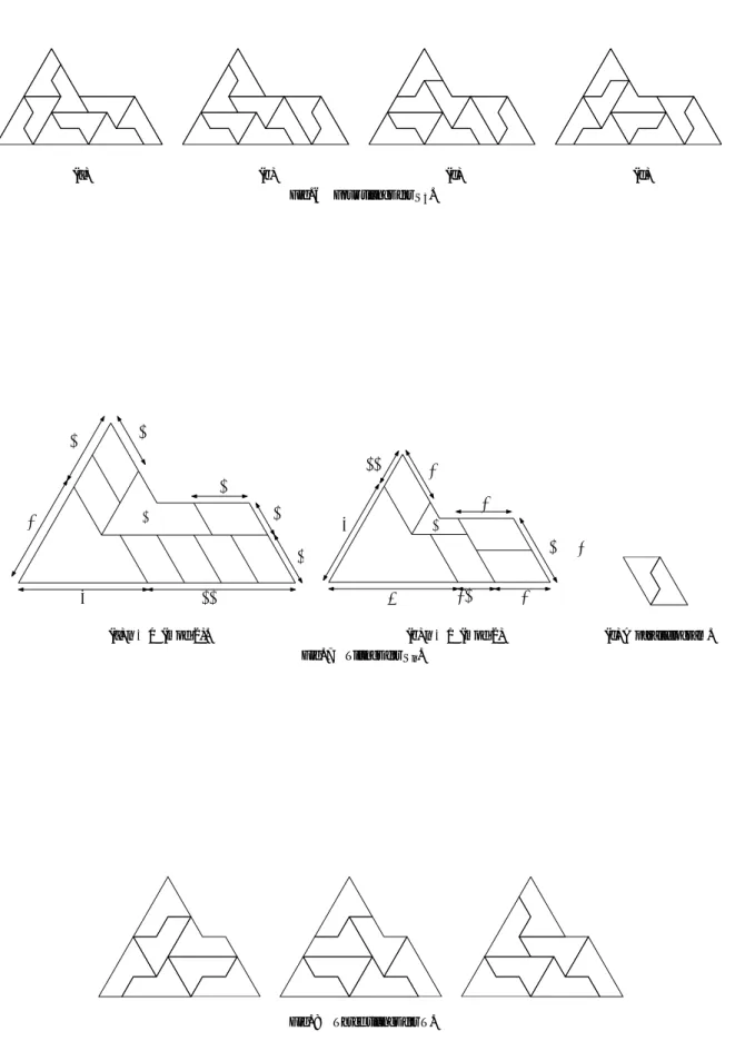Fig. 6 Four tilings for S 3 .