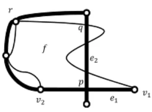 Fig. 4 Proof of lemma 3.(Thick path is w.)