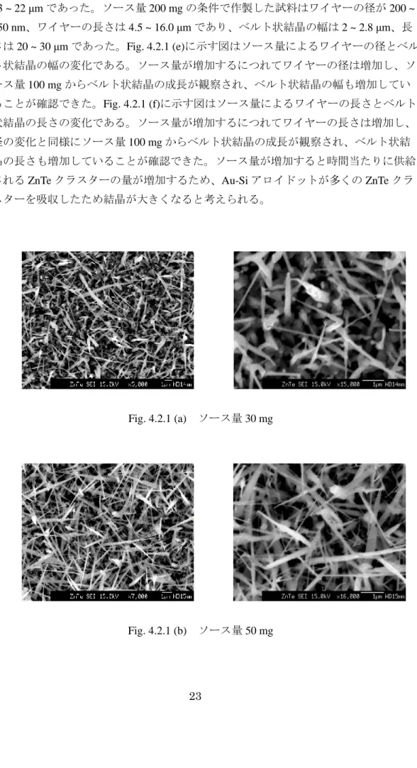 Fig. 4.2.1 (a)  ソース量 30 mg 